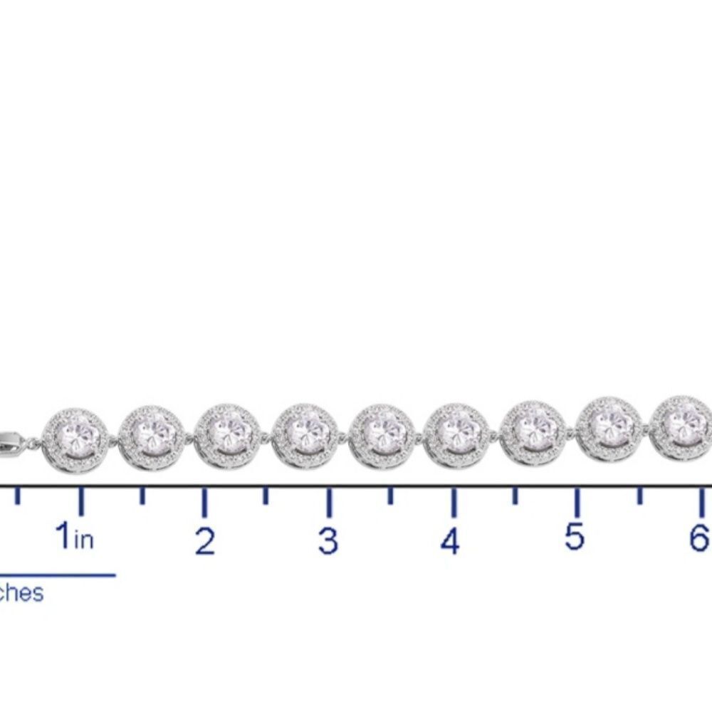 Simulated Diamond Bracelet - Picture 4 of 7